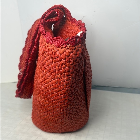 Kate spade raffia bow tote bag - Picture 8 of 13